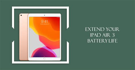 Troubleshooting Guide Ipad Air 3 Battery Life Drain Explained Ikream