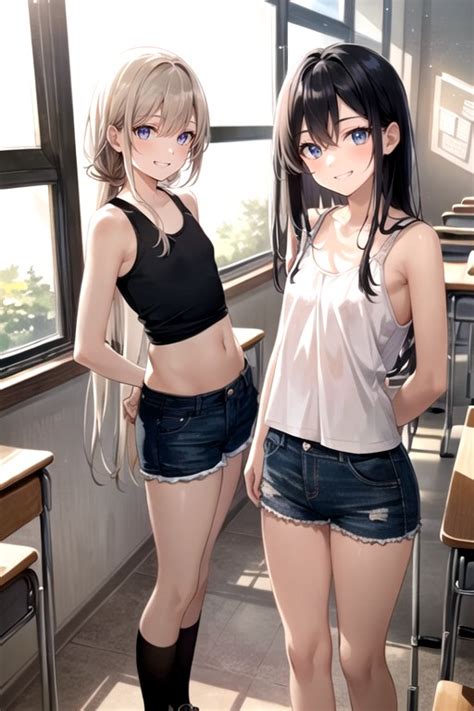 Classroom Black Hair Glowing Eyes Ai Porn