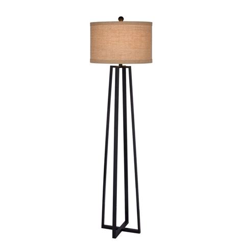 Fangio Lighting In Black Molded Metal Floor Lamp The Home