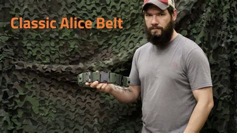 Classic Pistol Belt Usgi Alice Pistol Belt Od Green Youtube