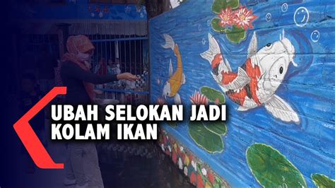 Ubah Selokan Jadi Kolam Ikan Air Tawar Youtube