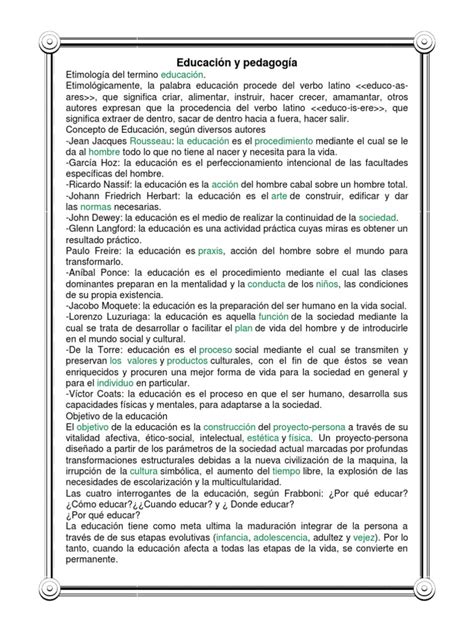 Educación y Pedagogía | PDF | Pedagogía | Aprendizaje 