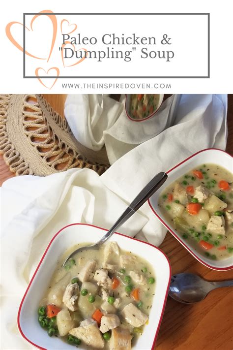 Paleo Chicken And Dumpling Soup With Cauliflower Gnocchi Recipe Chicken And Dumplings