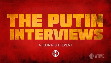 Sección Visual De Oliver Stone Entrevistas A Putin Miniserie De Tv