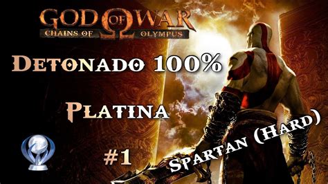 God Of War Chains Of Olympus Detonado 100 Platina Parte 1 YouTube