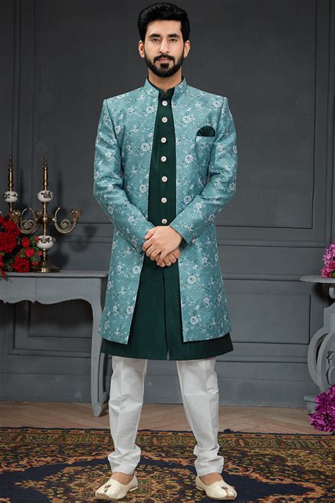 Wedding Sherwani Green