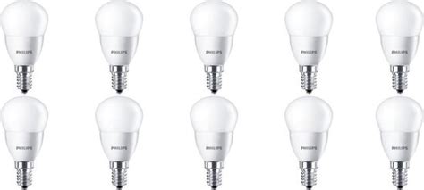 PHILIPS LED Lamp 10 Pack CorePro Lustre 827 P45 FR E14 Fitting