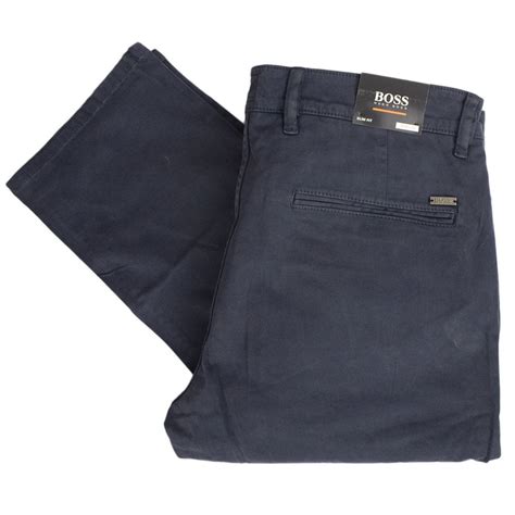 Hugo Boss Schino Slim Fit Navy Chino Clothing From N22 Menswear Uk