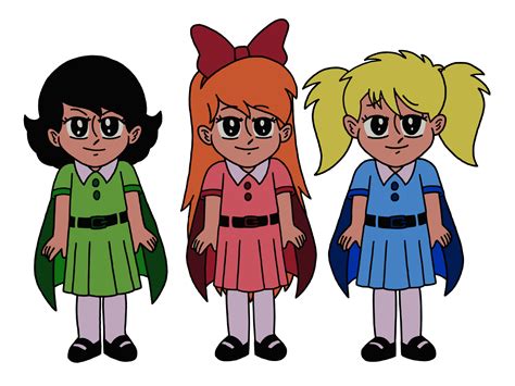 The Powerpuff Girls 1968 Anime Style Fanmade Rpowerpuffgirls