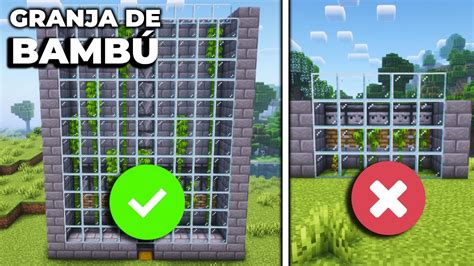 C Mo Hacer Una Granja De Bamb Para Minecraft