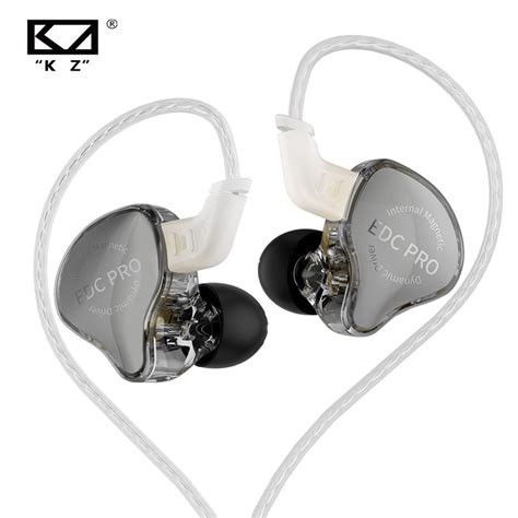 Kz Edc Pro Hifi Best In Ear Wired Earphone Large Dynamic Drivers