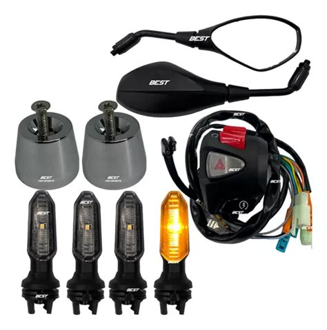 Kit Pisca Seta Led Retrovisor F Peso Pcx E Punho Cb Frete Gr Tis