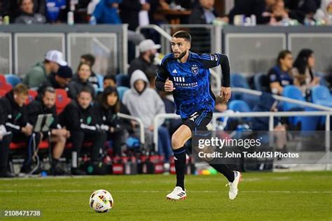 Bruno Wilson Of The San Jose Earthquakes Advances The Ball During A