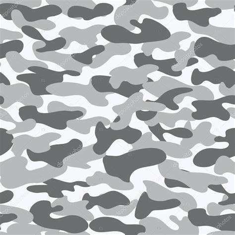 Seamless Military Camouflage Texture Stock Vector Image By