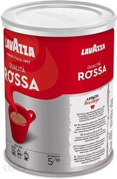 Kawa Lavazza Qualità Rossa mielona puszka 250g Ceny i opinie Ceneo pl