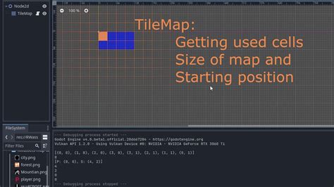 Godot 4 Beta Finding A Tilemaps Size Starting Position And Used Cells