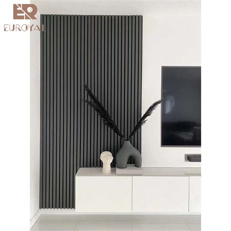 Factory Outlet Customized Veneer Slats Wall Panel MDF Slatted Acoustic