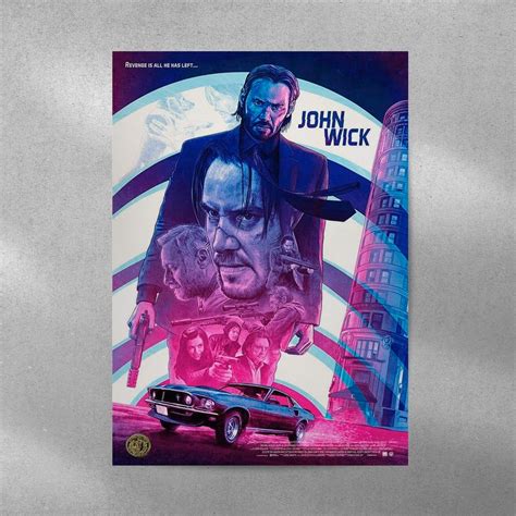 John Wick Poster John Wick Movie Poster John Wick Film Actor - Etsy