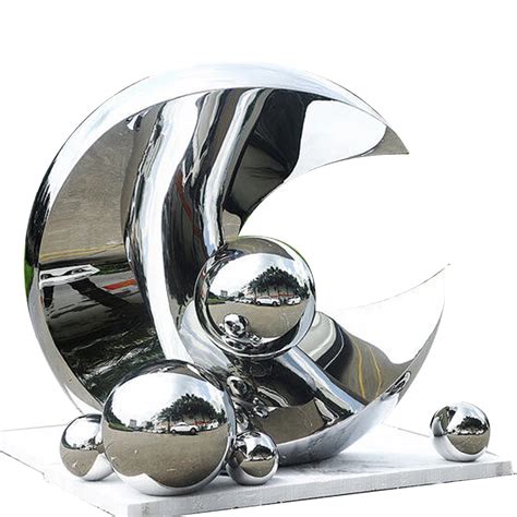 Stainless Steel Outdoor Large Real Estate Decoration Abstract Metal