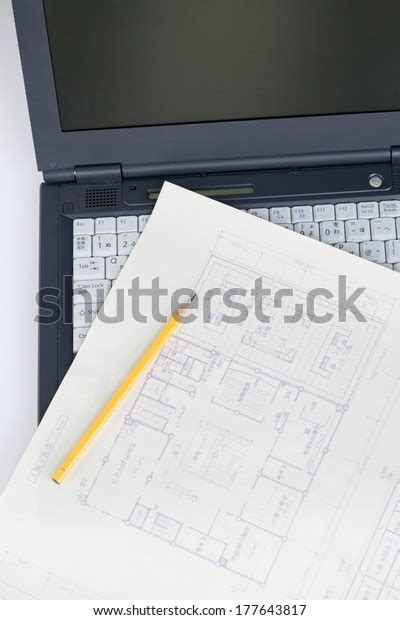 Pc Blueprint Stock Photo 177643817 | Shutterstock