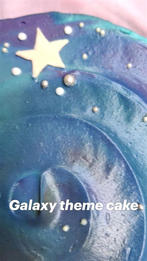 Galaxy theme cake | Themed cakes, Galaxy cake, Cake