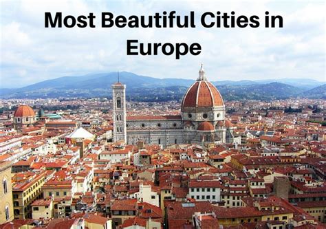 View Most Beautiful Cities In The Europe Background - Backpacker News