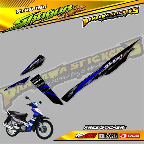 Striping Variasi Suzuki Shogun R Sticker List Motor Suzuki Shogun