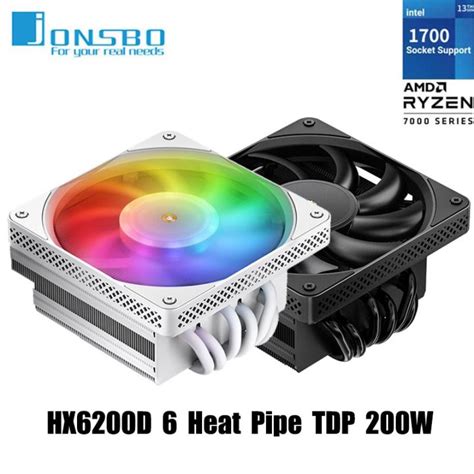 Jonsbo Hx D Cooler Heat Pipes Tdp W With Agrb Fan For Inter