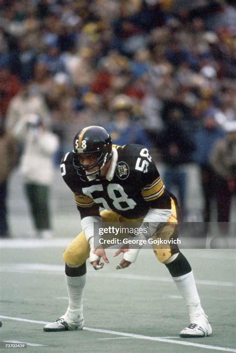 Linebacker Jack Lambert Of The Pittsburgh Steelers In Action During A