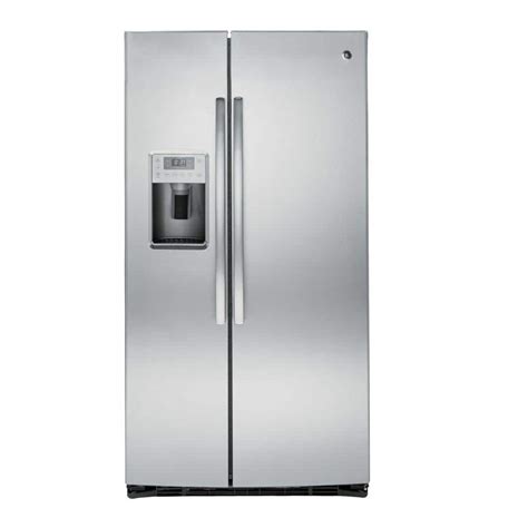 Ge Profile 28 4 Cu Ft Side By Side Refrigerator In Stainless Steel At