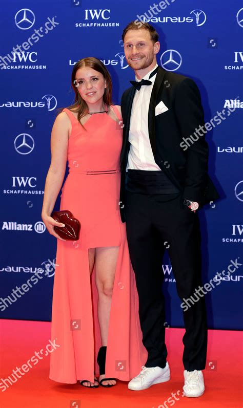 Benedikt Hoewedes Right His Wife Lisa Editorial Stock Photo Stock