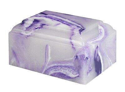 Small Keepsake Cubic Inch Purple Tuscany Cultured Onyx Cremation Urn