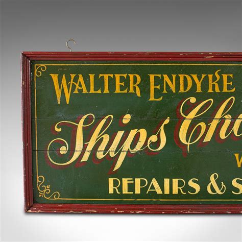 Antiques Atlas Vintage Shop Sign English Pine Chandler As272a4126