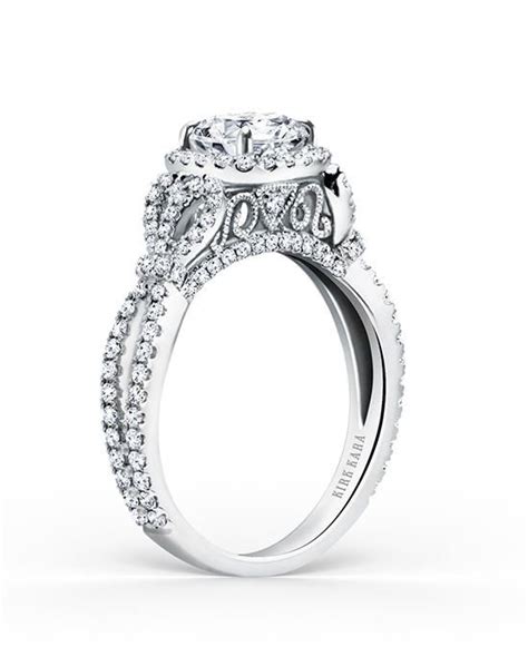 K174C65R Pirouetta Collection Kirk Kara Engagement Rings Round