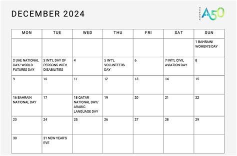 DEI 2024 awareness calendar for HR planning - Aurora50