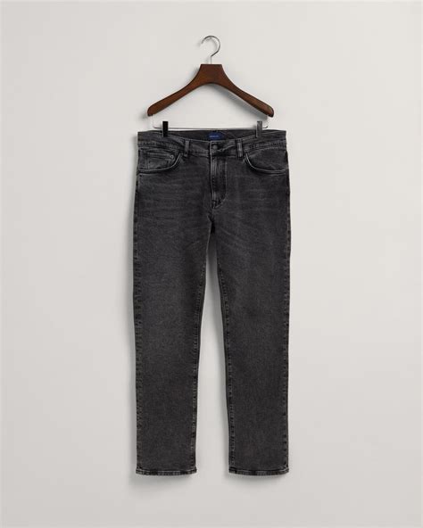 GANT Erkek Gri Regular Fit Arley Jean Pantolon 1000250 30 32 77 PAMUK