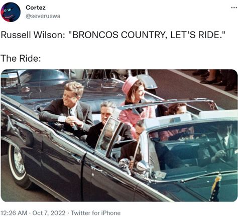 Russell Wilson: "BRONCOS COUNTRY, LET'S RIDE." The Ride: | Broncos ...