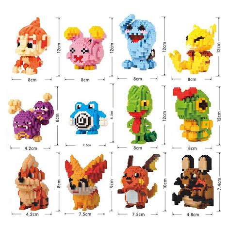 Lego Pokemon Blocks Pokemon Legos Nano Blocks Micro Blocks Etsy