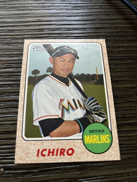 Topps Heritage Ichiro Suzuki For Sale Online Ebay