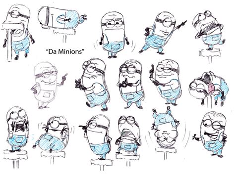 Minion Sketches #2 by Mike-the-Spike on DeviantArt