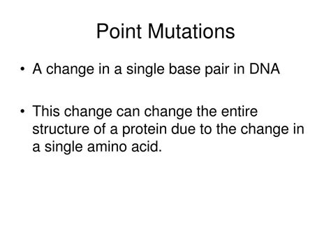 Ppt Mutations Powerpoint Presentation Free Download Id2146301