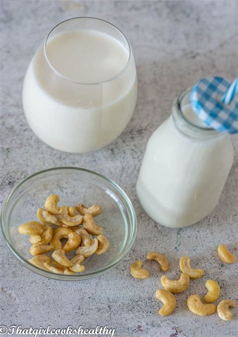 Cashew Nut Milk Recipe That Girl Cooks Healthy