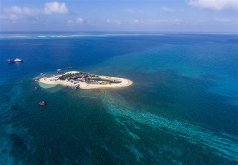 中国的南海我们的西沙航拍实景感受天空之城西沙群岛的独特魅力