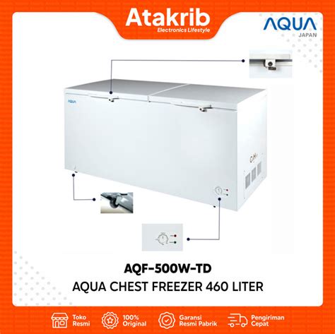 Aqua Chest Freezer Aqf W Td Atakrib Toko Elektronik