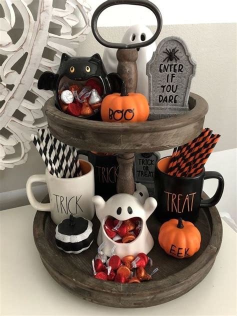 Spooktacular Halloween Tiered Tray Ideas That Are Frightfully Easy