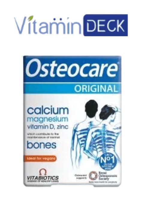 Vitabiotics Osteocare Original Calcium Magnesium Vitamin D Zinc 30