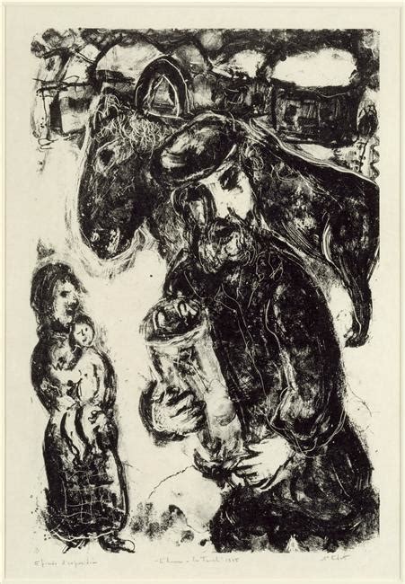 Reproduções De Arte Um homem Thora 1975 por Marc Chagall