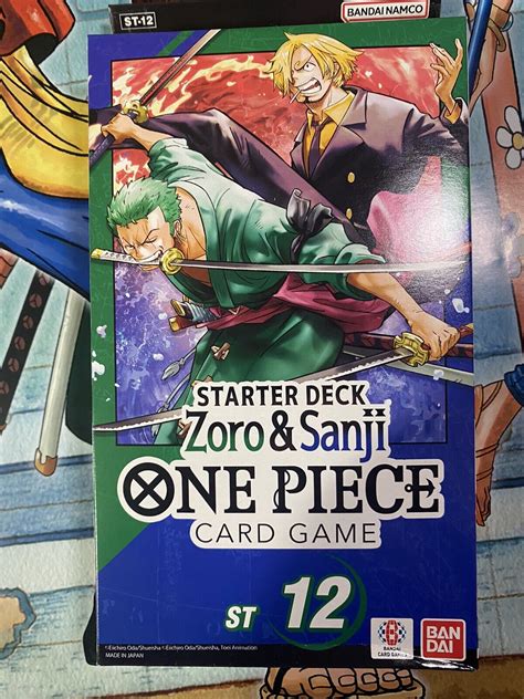 One Piece Card Game Zoro And Sanji St Starter Deck English New