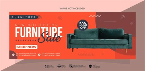 Premium Vector Social Media Furniture Big Sale Banner Design