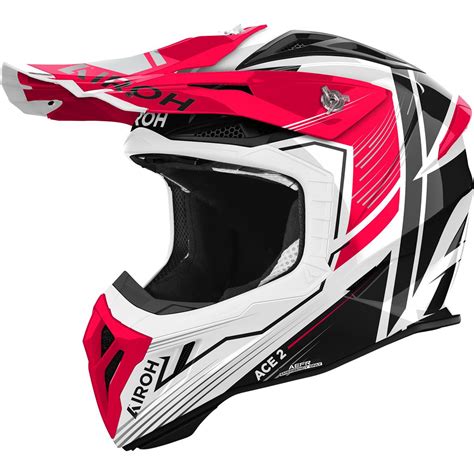 Airoh Casque MX Aviator Ace 2 Engine Rouge Gloss Maciag Offroad